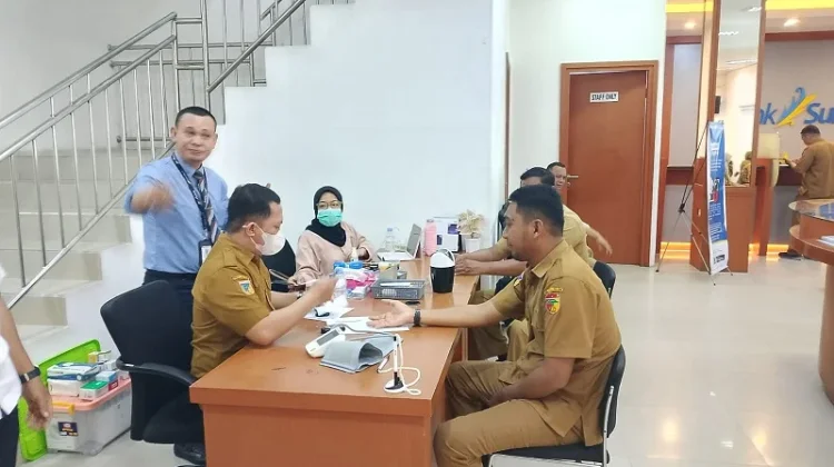 Bank Sulteng Hadirkan Pelayanan Kesehatan Gratis untuk Nasabah dan Pengunjung