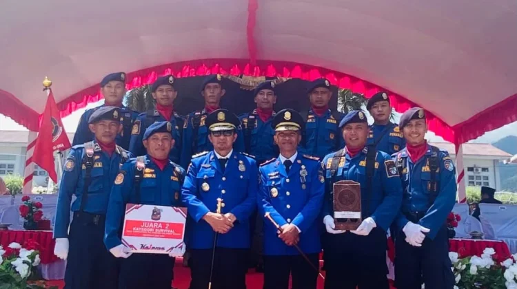 Damkarmat Touna Raih Juara II di Tolitoli, Bupati Beri Apresiasi