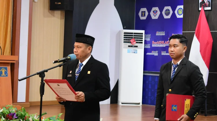 Pelantikan PNS di Kemenkum Sulteng Perkuat Profesionalisme ASN