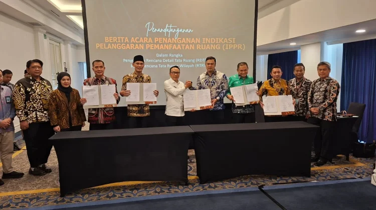 Bupati Touna Ikuti Penandatanganan Verifikasi IPPR ATR/BPN