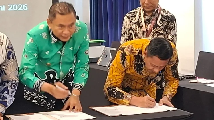 Bupati Touna Ikuti Penandatanganan Verifikasi IPPR ATR/BPN