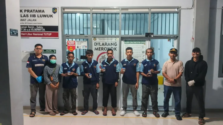 Lapas Luwuk Terima Pemindahan Lima Warga Binaan dari Lapas Kolonodale
