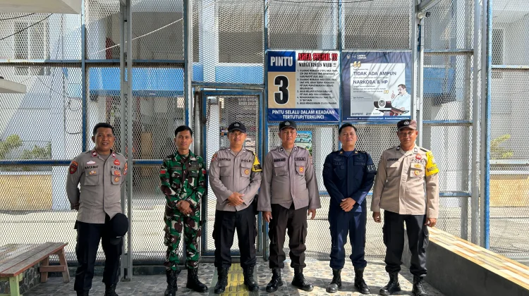 Lapas Luwuk Terima Kunjungan Patroli Sambang TNI-Polri