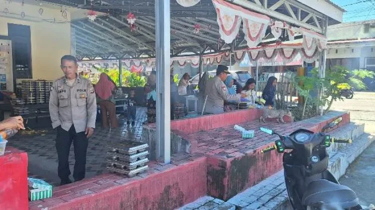 Satbinmas Polres Touna Pantau Penyaluran MBG untuk Ibu dan Balita