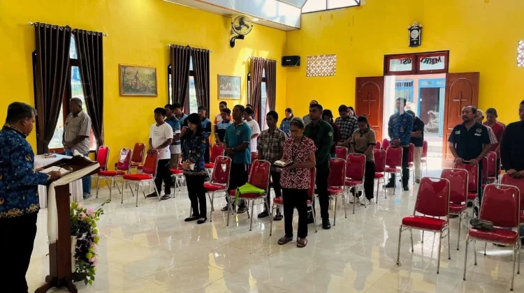 Lapas Luwuk Gelar Doa Bersama Lintas Agama untuk Korban Gempa Sulteng