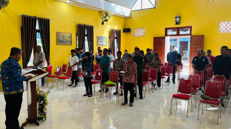 Lapas Luwuk Gelar Doa Bersama Lintas Agama untuk Korban Gempa Palu