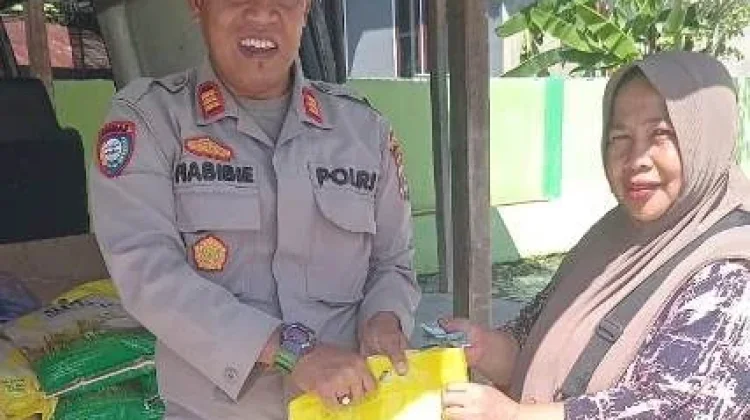 GPM Upaya Polres Touna Membantu Pemenuhan Kebutuhan Pangan Masyarakat