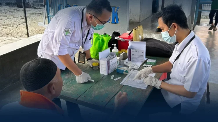 Lapas Luwuk Gelar Skrining IMS dan Kusta Demi Zero Disease