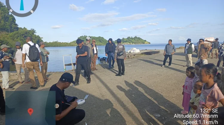 Bupati Touna Tinjau Lokasi Pelabuhan Lebiti di Kepulauan Togean