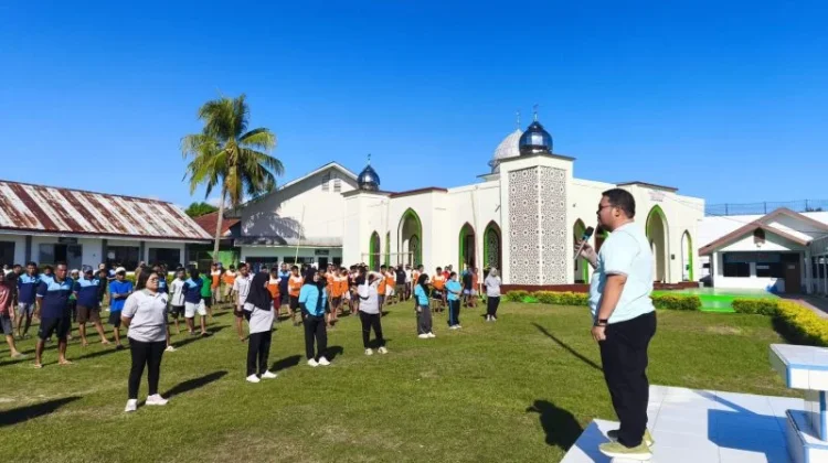 Pembinaan Olahraga dan Pengarahan Rutin Bangun Budaya Disiplin WBP di Lapas