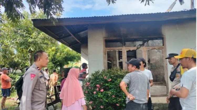 Kebelet Menikah Anak Kandung Diduga Bakar Rumah Ortu di Ampana