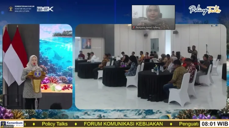 Kemenkum Sulteng Tingkatkan Kapasitas Analis Kebijakan lewat Policy Talks