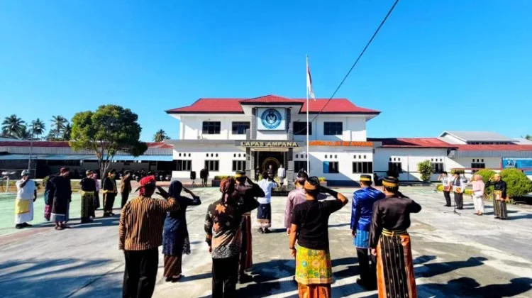 Lapas Ampana Gelar Upacara Peringatan Harganas Ke-33 Tahun 2026