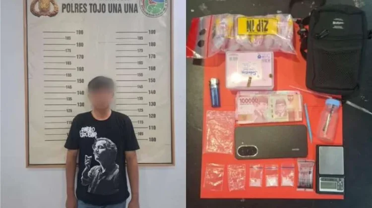 Satresnarkoba Polres Touna Amankan Tiga Paket Sabu 2,68 gram