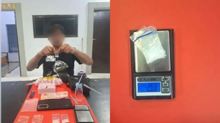 Satresnarkoba Polres Touna Amankan Terduga Pengedar Sabu di Ratolindo