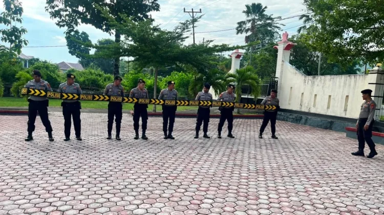 Sat Samapta Polres Touna Tingkatkan Kesiapsiagaan Melalui Latihan Dalmas
