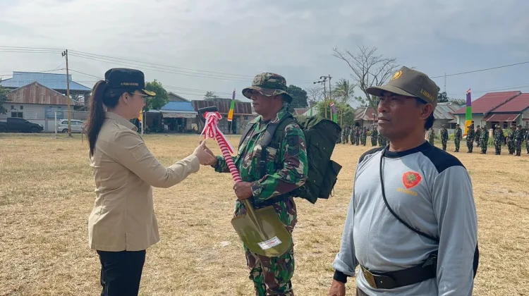 Serbuan Teritorial Kodim 1307/Poso Perkuat Gotong Royong Bangun Desa