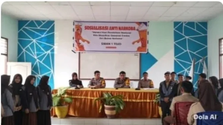 Kapolsek Tojo Edukasi Siswa MPLS Akan Bahaya Penyalahgunaan Narkoba
