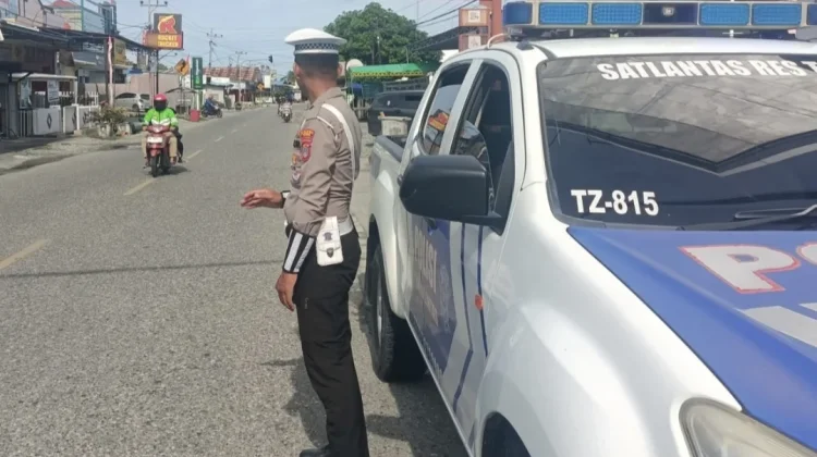 Blue Light Patrol Polres Touna, Wujudkan Masyarakat Kamseltibcarlantas