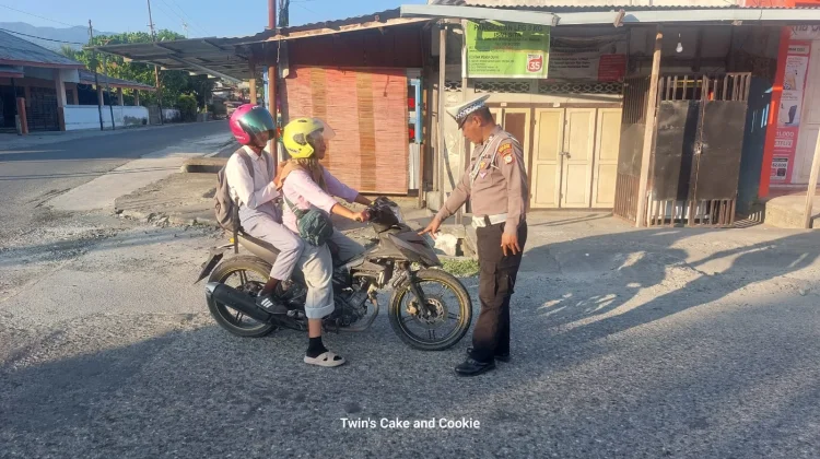 Satlantas Polres Touna Gelar Strong Point, untuk Kesadaran Tertib Berlalulintas