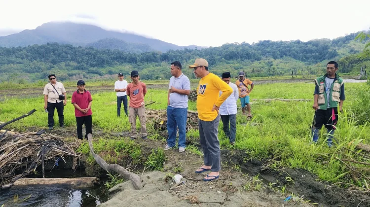 Bupati Touna Tinjau Lokasi Rencana Pembangunan Irigasi di Desa Mpoa