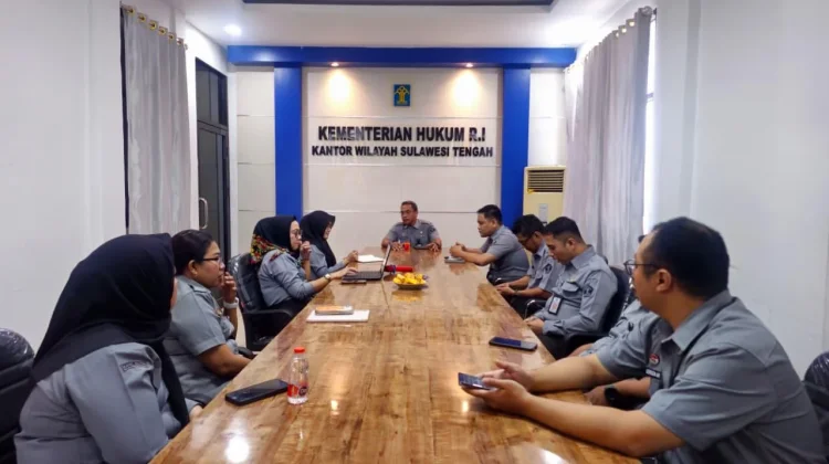 Kemenkum Sulteng Benahi Tata Kelola untuk Perkuat Pelayanan Publik