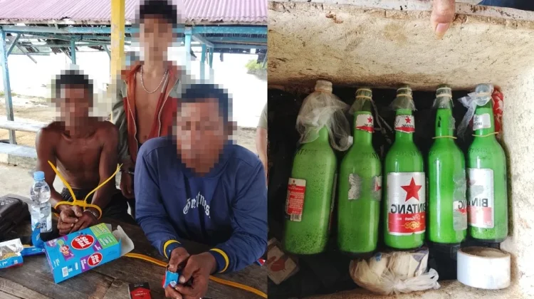 Satpolairud Polres Touna Gagalkan Dugaan Bom Ikan di Talatako
