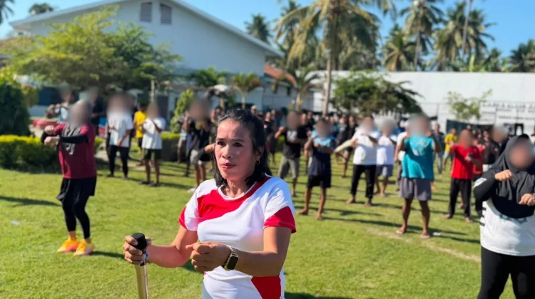 Lapas Ampana Gelar Senam Jumat, Perkuat Kebugaran dan Disiplin Warga Binaan
