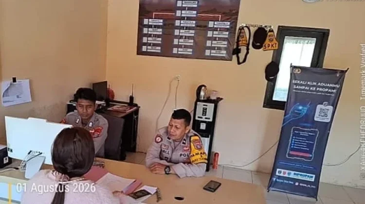 SPKT Polres Touna Maksimalkan Pelayanan saat Menerima Aduan Masyarakat