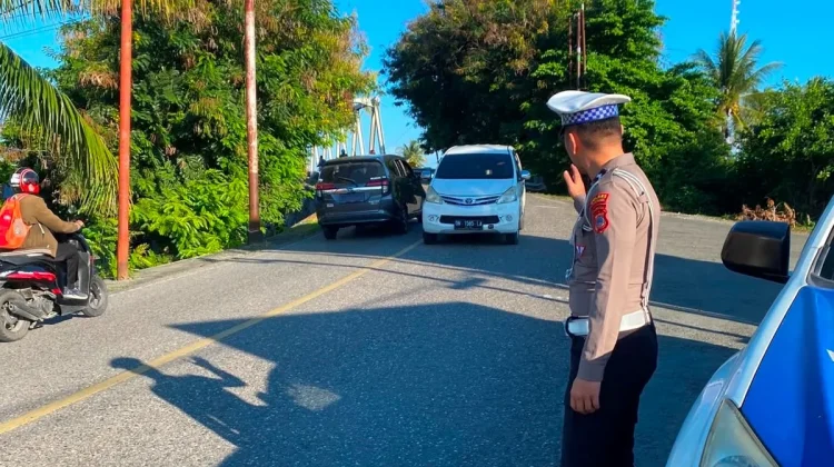 Satlantas Polres Touna Intensifkan Blue Light Patrol, Wujudkan Kamseltibcar