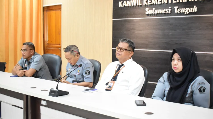 Kanwil Kemenkum Sulteng Ikuti Penyerahan LHP BPK atas Laporan Keuangan 2025