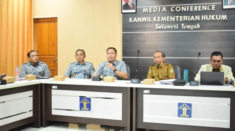 Kanwil Kemenkum Sulteng Harmonisasi 309 Produk Hukum Daerah pada Semester I 2026