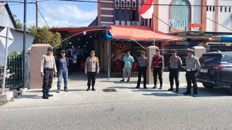 Polres Tojo Una-Una Amankan Perayaan HUT GPdI Ampana 2026