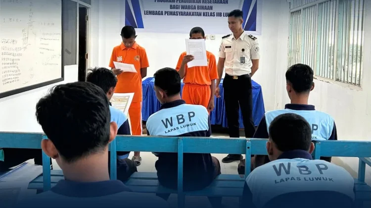 Lapas Luwuk Tanamkan Nilai Pancasila Perkuat Karakter Warga Binaan