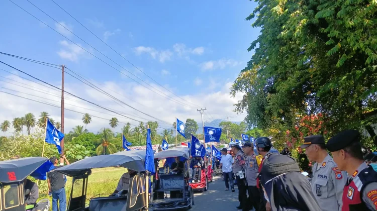 Kepolisian Resort Tojo Una Una Kawal Pawai Akbar PAN