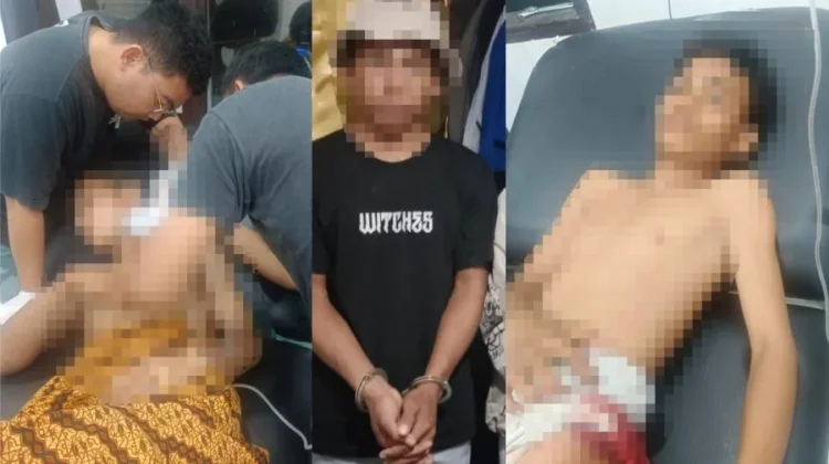 Polsek Wakep Amankan Pelaku Penganiayaan Dua Warga di Dolong B