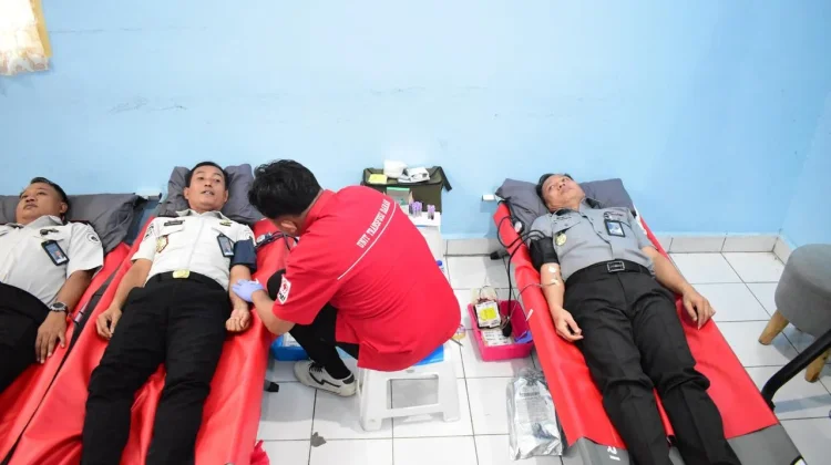 Semarak Hari Pengayoman Ke-81, Insan Pengayoman Donorkan Darah