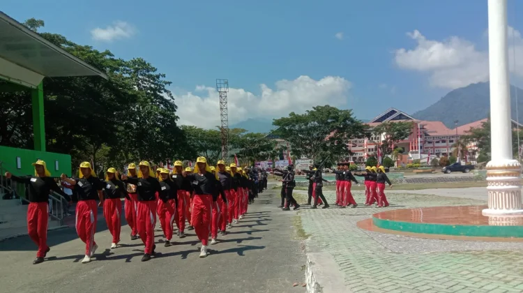 Paskibraka Tojo Una-Una Tingkatkan Persiapan di Momen HUT ke 81 RI