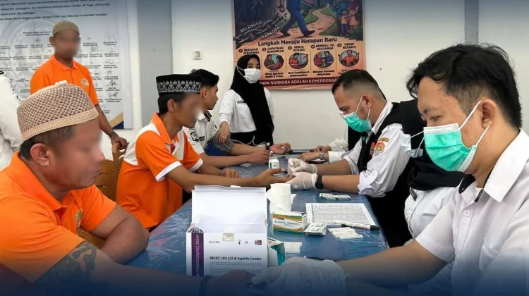 Sambut HUT ke-81 RI, Lapas Luwuk Gelar Cek Kesehatan Gratis