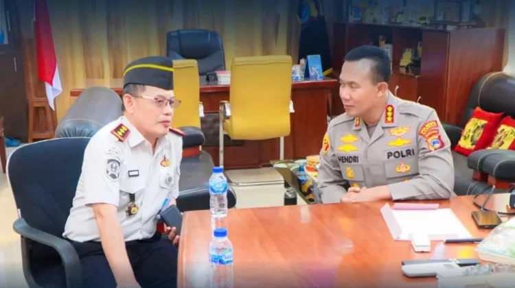Lapas Luwuk Perkuat Sinergitas Pengamanan Bersama Polresta Banggai
