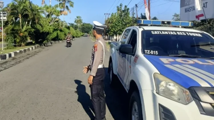 Selain Patroli, Satlantas Polres Touna Edukasi Keselamatan Berkendara