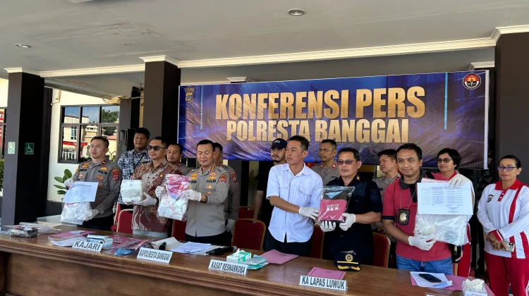 Kalapas Luwuk Hadiri Kegiatan Pemusnahan Hasil Operasi Polresta Banggai