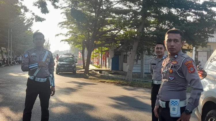 Satlantas Polres Touna Komitmen Menjaga Kamtibmas Car Free Day