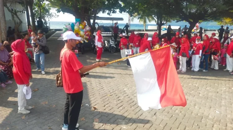 Semarak HUT RI ke-81, TK Alkhairat Uentanaga Bawah Touna Gelar Karnaval