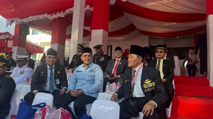 Kemenkum Sulteng Hadiri Upacara Penurunan Bendera HUT RI ke-81
