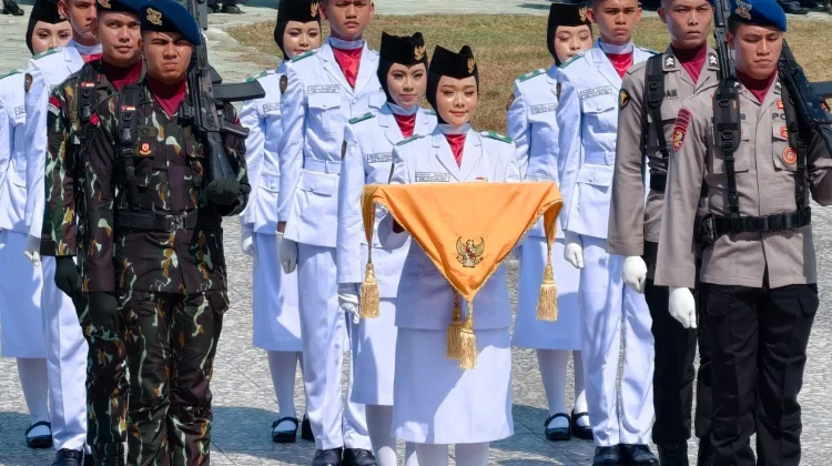 Kalapas Ampana Hadiri Upacara HUT Ke-81 RI di Bumi Mas Uemalingku