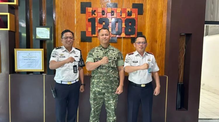Kalapas Luwuk Perkuat Sinergi Dengan Dandim 1308 Luwuk Banggai