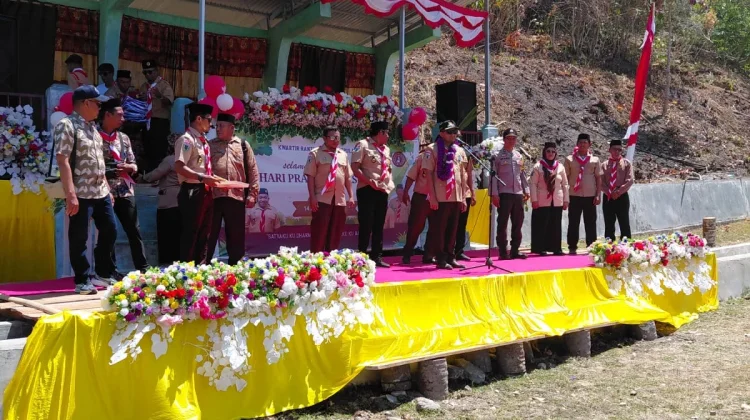 Hadiri Kemah Kembara, Bupati Touna Pesankan Pentingnya Dasa Darma