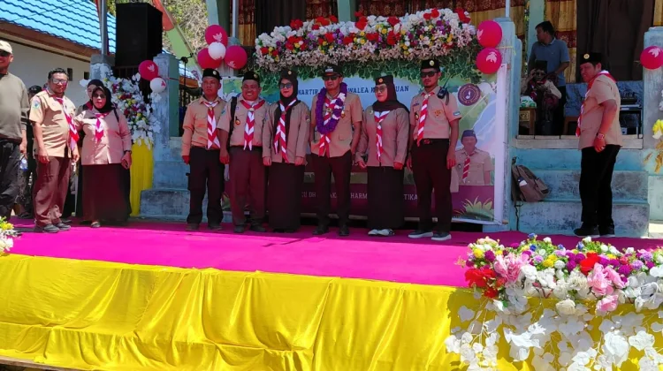 Hadiri Kemah Kembara, Bupati Touna Pesankan Pentingnya Dasa Darma