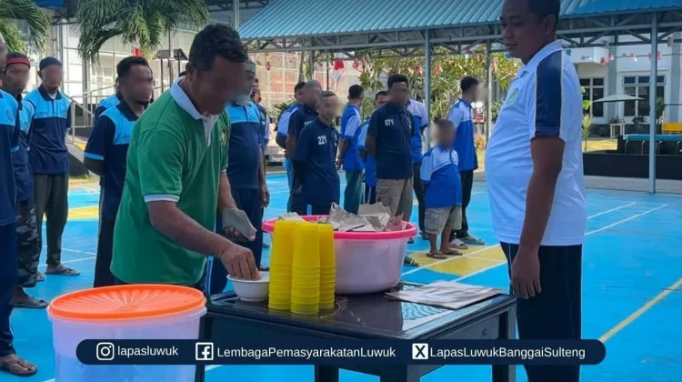 Lapas Luwuk Gelar Jumat Berkah Bersama Warga Binaan